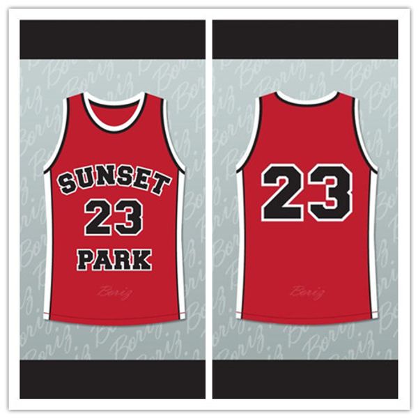 

De'aundre Bonds Busy-Bee 23 Sunset Park Basketball Jersey Stitch Sewn Family men jersey woman jersey kid jerseys good