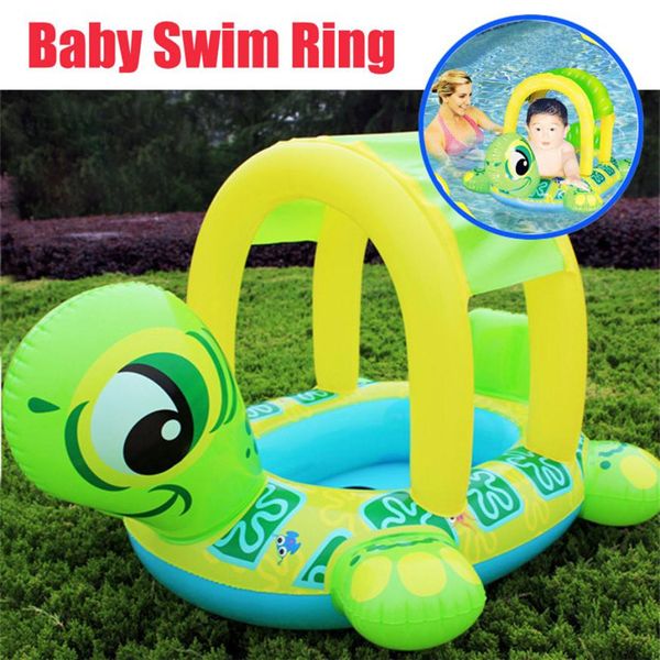 

2018 summer fashion new arrival sunshade baby infant children float seat car flamingo boat inflatable swim pool floating ring
