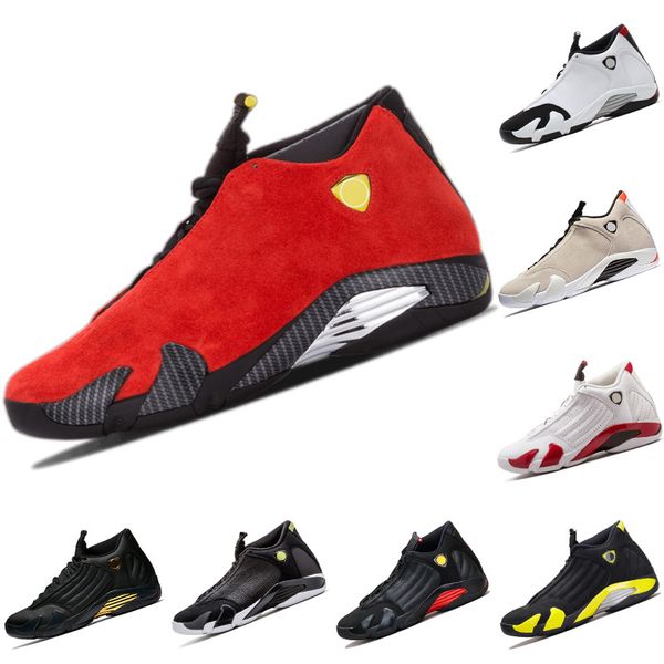 

14 14s men basketball shoes candy cane hyper royal thunder black toe mens trainer sports sneakers size 40-47