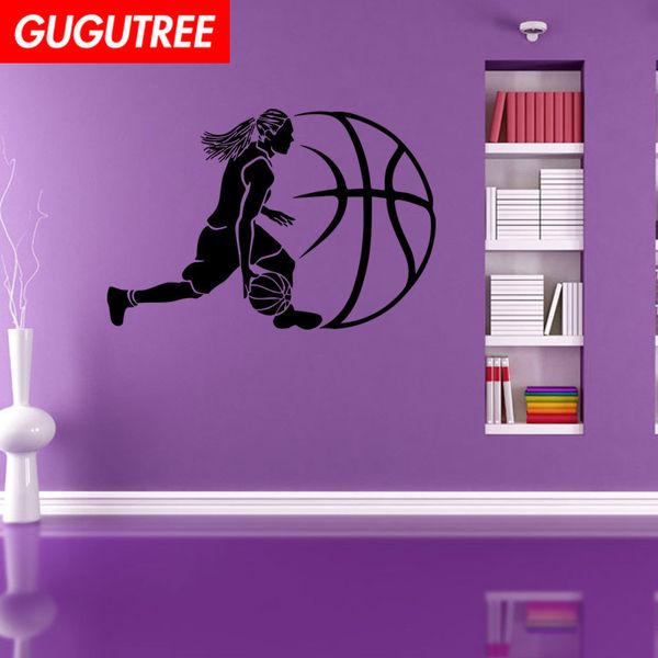 Decorate Home Basketball Cartoon Art Wall Sticker Decoration