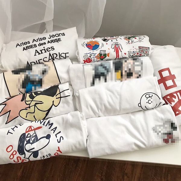 

2020 coat women's loose large size student 2020 coat t-shirt women's t-shirt loose large size student top, White