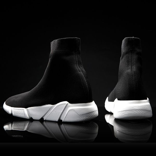 

ins sell high-men socks sneakers women platform breathable soft walking sneakers men light outdoor running shoes