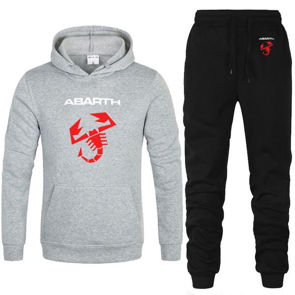 

hoodies men for abarth printed sweatshirt fashion men hoodie hip hop harajuku casual fleece hoodies pants suit 2pcss