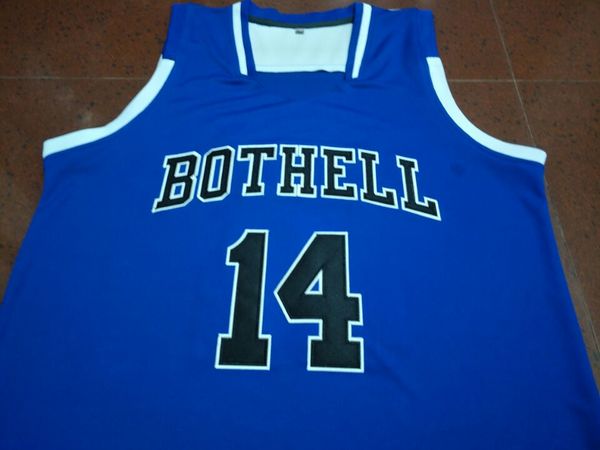 

custom men youth women rare blue bothell zach lavine #14 college basketball jersey size s-4xl or custom any name or number jersey, Black
