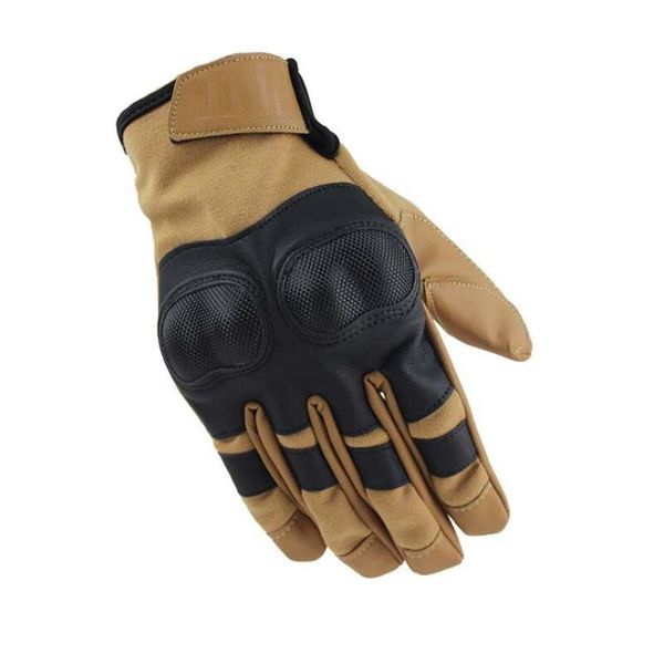

outdoor tactics gloves riding bicycle rock climbing shooting fitness anti-skid paintball full finger gloves women men, Black