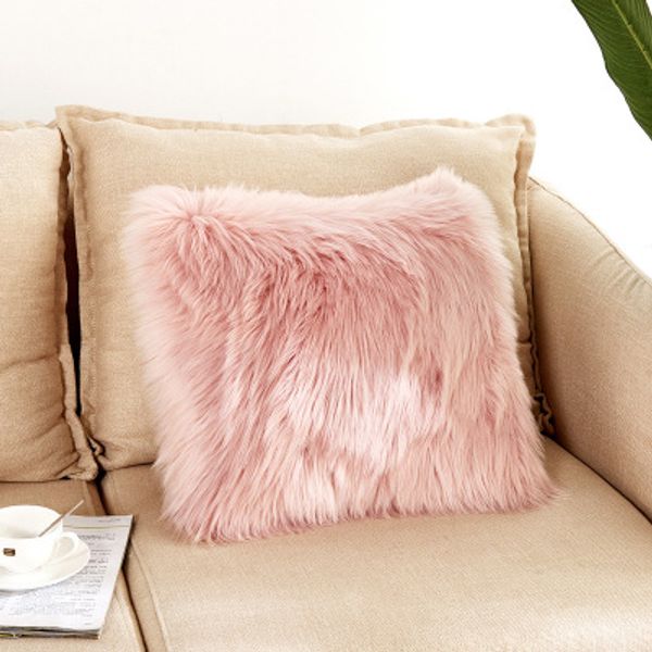 

Factory direct delivery quare outdoor faux fur cu hion cover colorful home ofa cu hion cover decorative b et ell