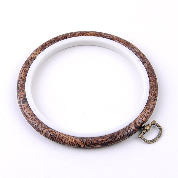 

8 size plastic embroidery cross stitch tapestry ring hoop frame different shape, Black