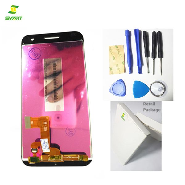 

quality 5.5'' g7 lcd display screen touch digitizer assembly without frame for huawei g7 l01 l03 tl00 ul00 black and whitedelivery