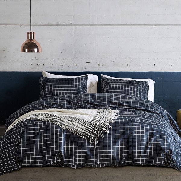 

nordic style home comforter bedding set fresh twin  king size bed set duvet covers bedclothes quilt cover + pillow cases
