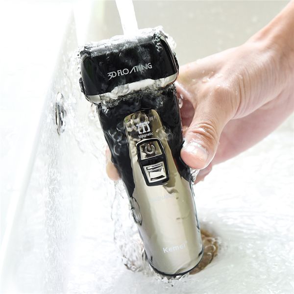 

usb quick charging shaver electric shaving machine men 3d floating reciprocating razor washable beard trimmer sideburn cutter 31