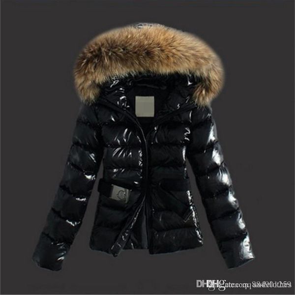 

2019 women's down jacket stand collar white duck down fashion coat ladies light jacket long sleeve zipper clothes winter down jacket, Black
