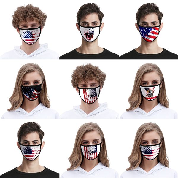 

double layer face mask foral print dustproof anti-uv designer masks fashion women men mouth-muffle washable durable face mask 2020 gifts#aq8