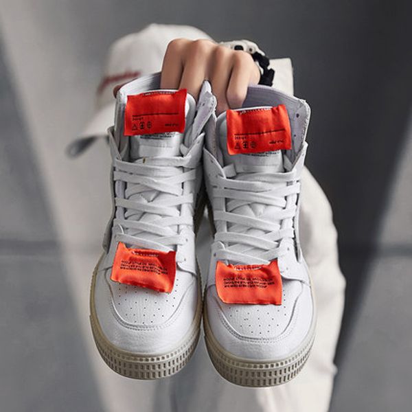 

New brand men fa hion low off court 3 0 trainer port hoe genuine real leather neaker white for man boy famou fa hion boot