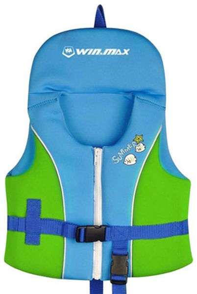 

kids' upf 50+ begin to swim life vest swim trainer vest, sun protective adjustable safety strap life jacket girls boys toddler
