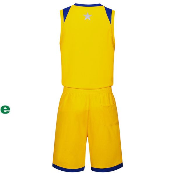 2019 novas camisas de basquete em branco logotipo impresso tamanho Mens S-XXL preço barato transporte rápido boa qualidade Amarelo Y004AA12r