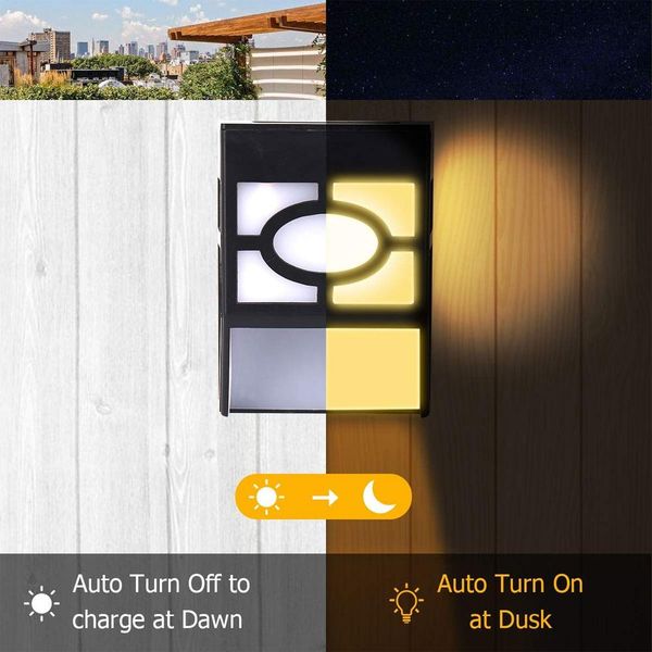 

brelong 2led солнечный ретро напольный ip45 водонепроницаемый настенный светильник 1 шт