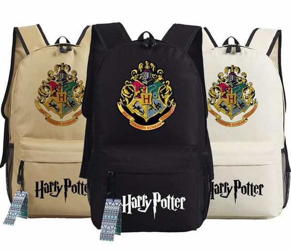 

harry potter backpack hogwarts houses printed oxford sport lapbackpack school bags gryffindor lytherin hufflepuff and ravenclaw