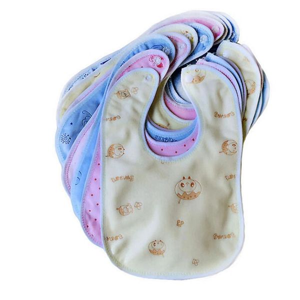 

5pc/lot Baby Bibs Supplies Velvet Crystal Waterproof Buckle Hood Towel 1-3 years