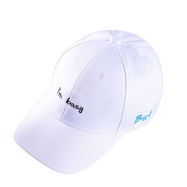 

men women casquette fashion protection adjustable size baseball cap letter quick dry casual universal summer embroidered solid, Black;white