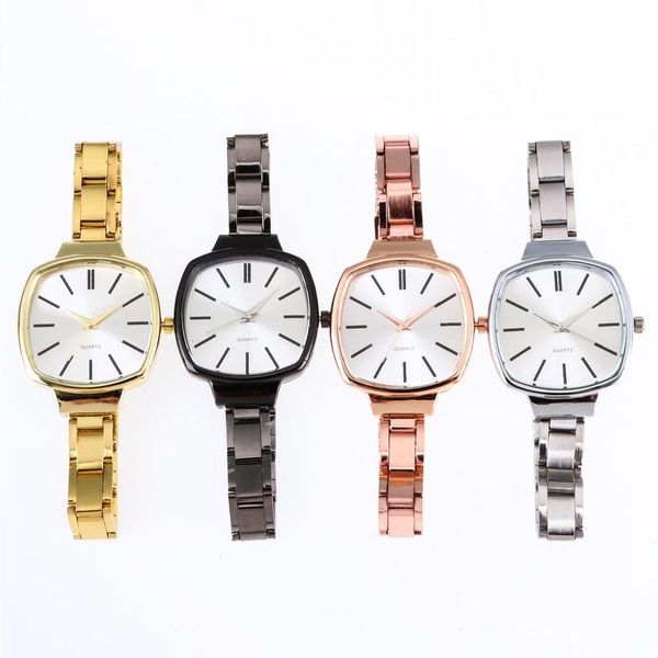 

luxury biref women's wristwatches brand new fashion lady stainless steel strap watches casual quartz watches wholesale lw074, Slivery;brown
