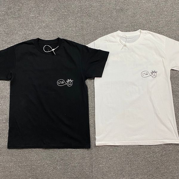 

cactus jack 100% cotton tee hip hop men women 1:1 rapper fashion designer t-shirt, White;black