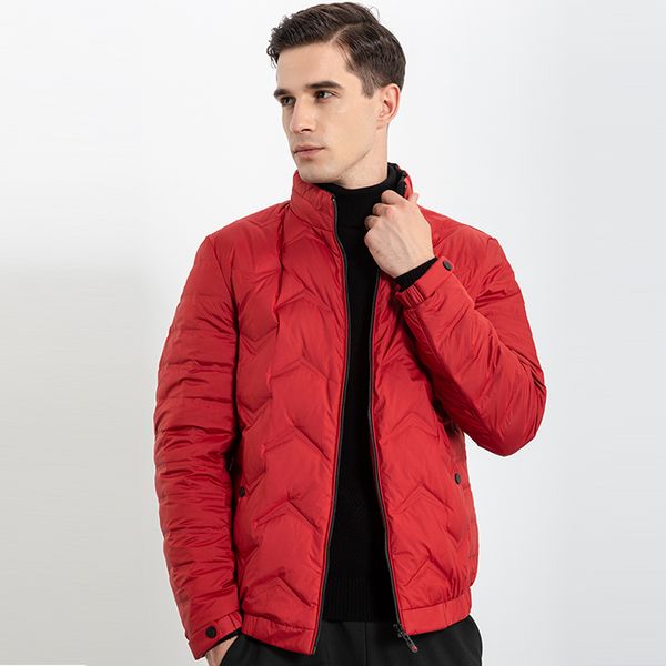 

менне 2019 зима новый мужской короткий пуховик повседневная теплое пальто мода, Black