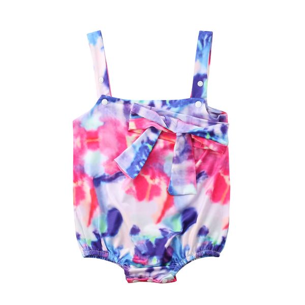 

1pcs baby girl красочного bodysuit маленьких дети bodysuits ремень холтер нижняя летняя одежда, Blue