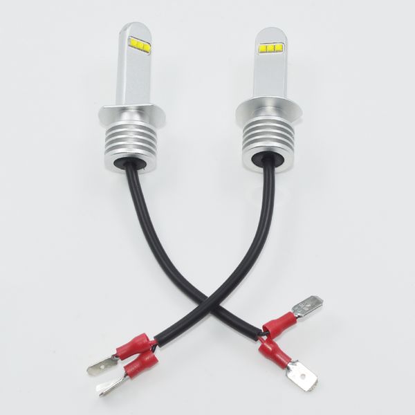 

2pcs car led fog light h1 led 6000k white 2000lm car auto drl daytime running light h1 bulb fog lamp 12v 24v