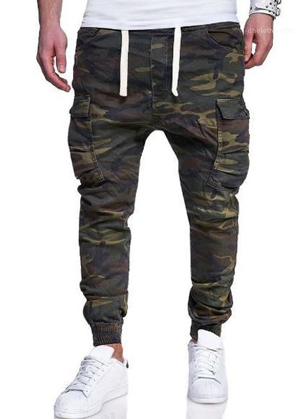 

pockets design casual trousers sweatpants mens hip hop pants mens designer jogger camouflage pencil pants, Black