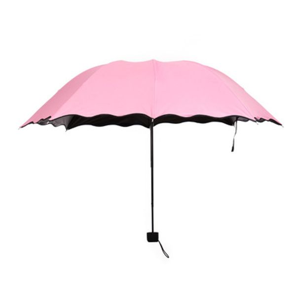 

ткань черный покрытие зонтик anti-uv трехкратным зонт ткань с водой могут появиться цветочный узор шесть цветов r42t2