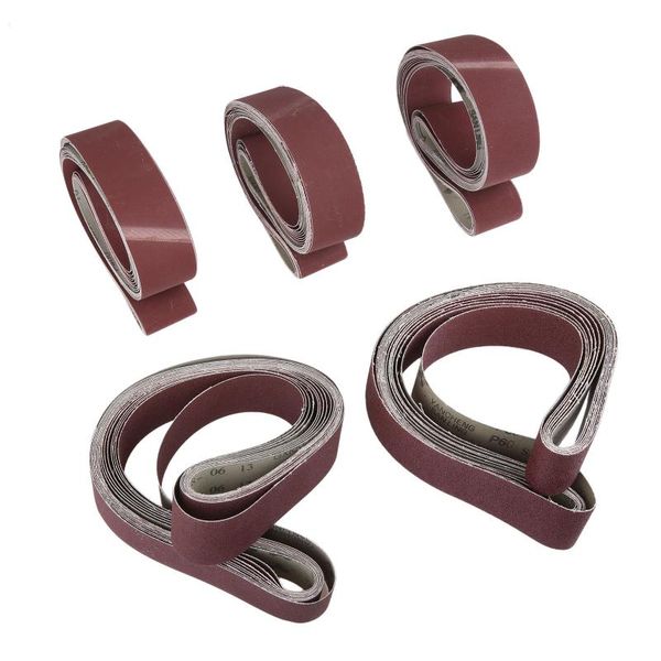 

10pcs 50x1220mm polishing abrasive sanding belts grit 60-600 coarse grinding belt grinder sander belt dremel accessories 48*2
