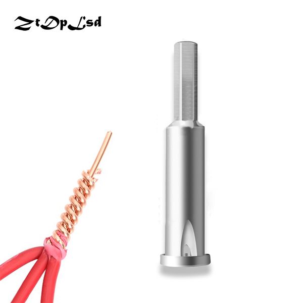 

ztdplsd 1pcs 2.5/4 square universal electrical cable quick connector parallel electrical wire fast connector metal drill bit