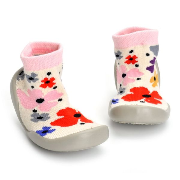 

baby socks with rubber soles anti slip for newborns toddler indoor floor shoe infant floor socks soft bottom sock-like shoes hot, Pink;yellow