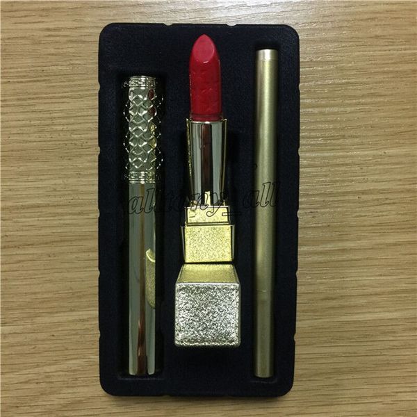 

make up kit ,mascara lipstick eyeliner 3 in 1 set 3 styles set a/b/c cosmetics