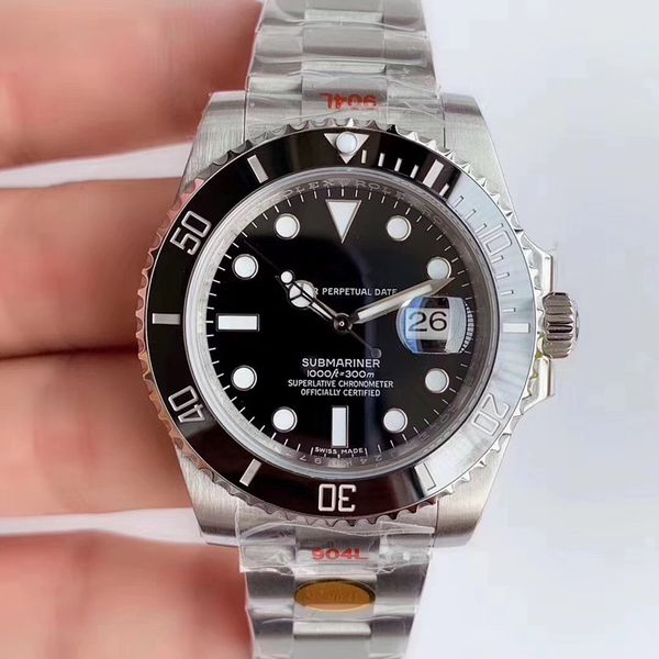 

N factory V8 Luxury Watch 116610LN Eta 3135 Sapphire Glass Mechanical Automatic watch Ceramic Bezel Dial Luminous diving 100M
