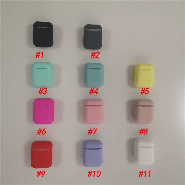 

universal silicone case for airpods 2 1 earphone ultra-thin anti-fall cover for apple bluetooth headphone ing