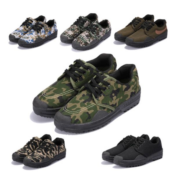

военная подготовка камуфляж альпинизм боевые обувь для ходьбы холст обувь женская и мужская спортивная обувь обувь кроссовки 35-45 820, Black