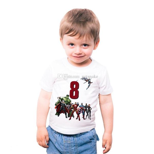 

ultra-low prices 2019 latest style superhero marvel comics movie characters white short-sleeved cotton t-shirt summer soft fit for children, Blue
