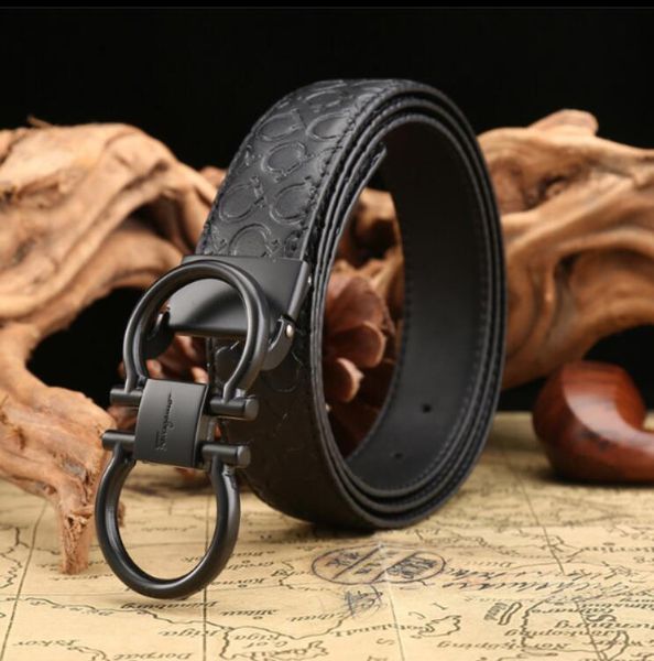 

belt designer belts luxury belts for men brand buckle belt mens leather belts brand men women belt 6 colors, Black;brown