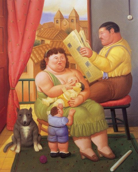 

fernando botero fat couple on canvas home decor handcrafts /hd print oil painting on canvas wall art canvas pictures 200206