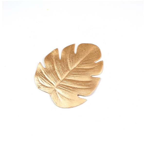 

1pc tropical artificial palm leaves eva coasters cup bowl pad mat coffee cup mats drink coasters hawaii theme party decor