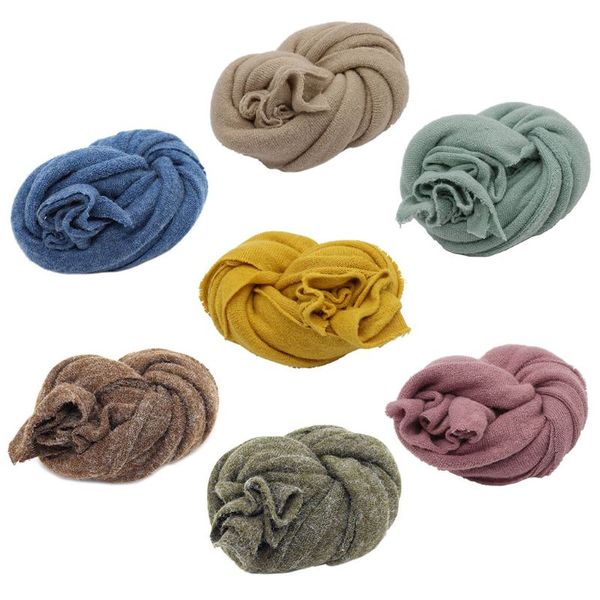 

newborn stretch wrap infant pgraphy props solid color soft shooting supplies a2ub