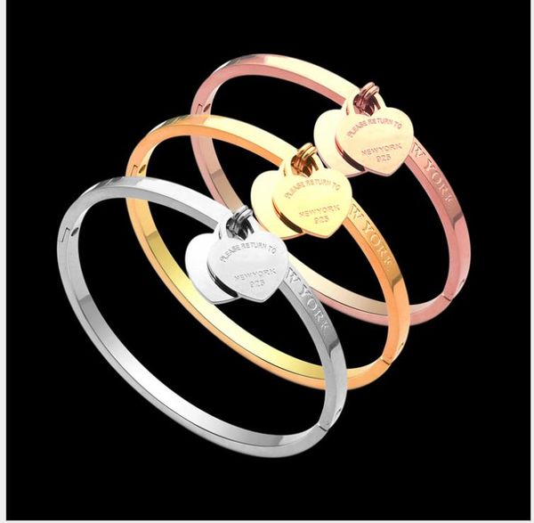 

bracelet double peach heart bracelet women heart bracelet, Golden;silver