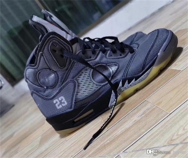 

authentic off air 5 og retro 23 white black muslin fire red basketball shoes men 30th 8147jordan sneakers ct8480-001 with original box