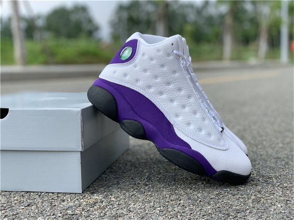 

2019 13 lakers rivals white black court purple gold basketball shoes 414571-105 real carbon fiber authentic sports sneakers size 7-13, White;red