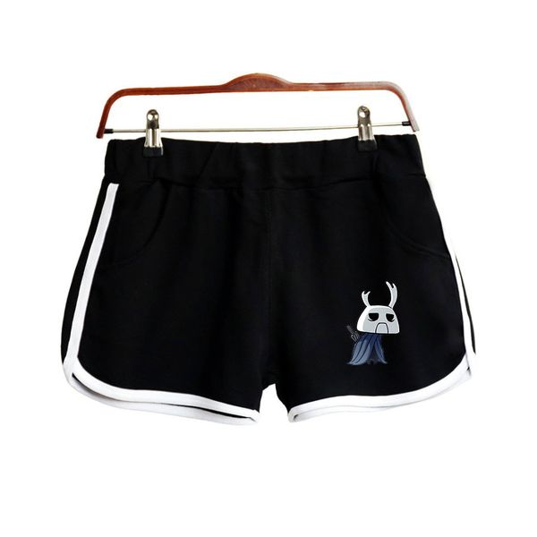 

hollow knight fashion printed shorts for women 2019 casual streetwear shorts girls trendy wear suitable for summer, White;black