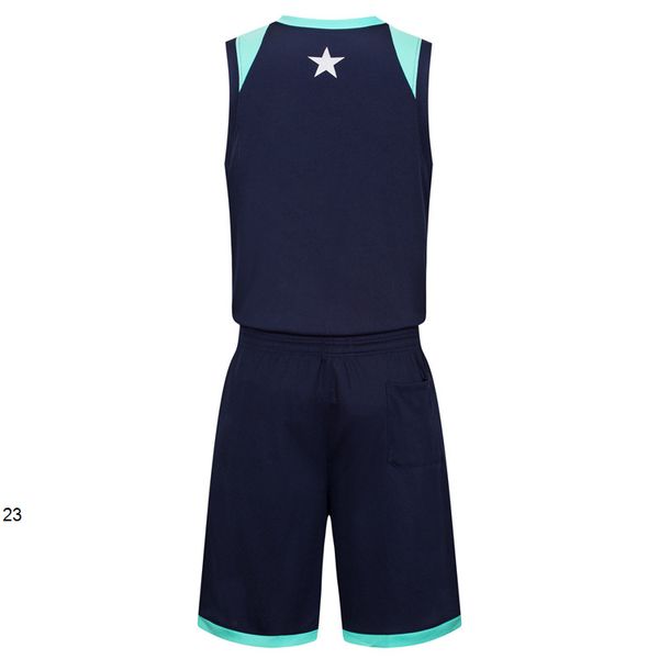 

2019 new blank basketball jerseys printed logo mens size s-xxl price fast shipping good quality dark blue db0042, Black;red