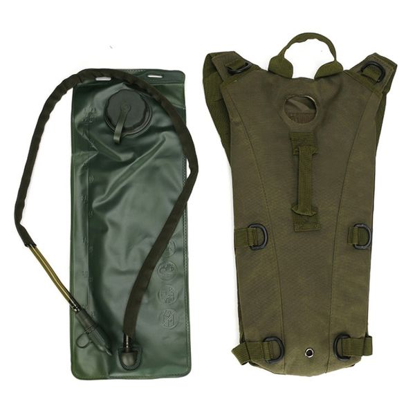 

3l tactical hydration backpack packs water bag bladder bottle pouch hunting climbing running cycling camping drinking pouch zh