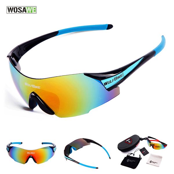 

wosawe uv400 cycling glasses outdoor sports bicycle glasses bike sunglasses men women gafas bicicleta mtb goggles eyewear 1 lens