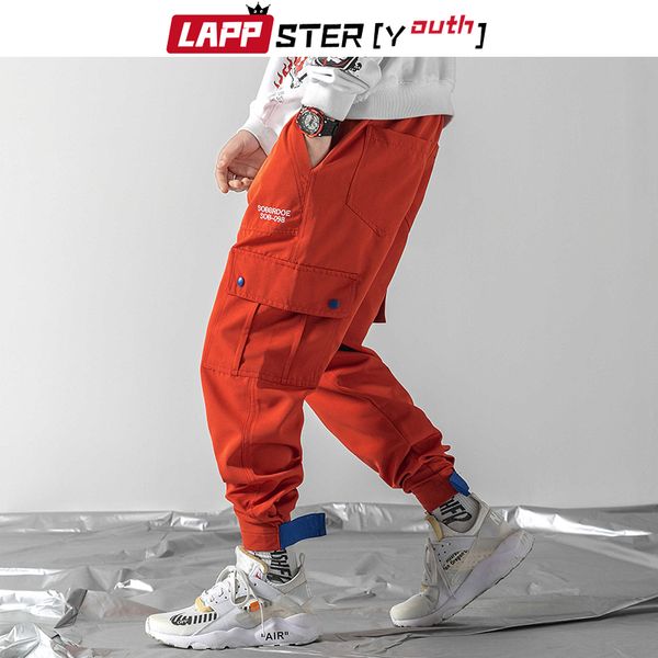 

lappster-youth men streetwear joggers pants 2019 mens overalls hip hop cargo pants baggy korean fashions black sweatpants 3xl